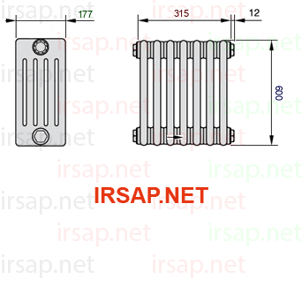 Радиатор IRSAP Tesi 50600/7 T14 CL 01
